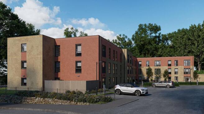 An artist's impression of Jennings Grange (front exterior view) - Idle
